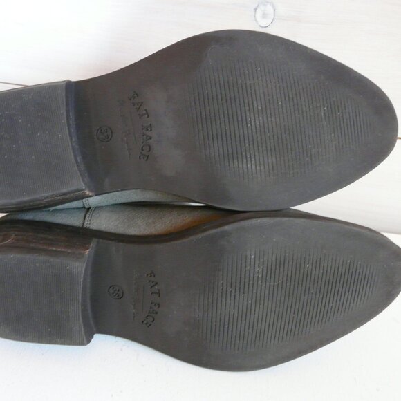 FAT FACE LADIES Pull On SUEDE LEATHER ZIP ANKLE SHORT BOOTS 7.5 EU 38 - Picture 10 of 13